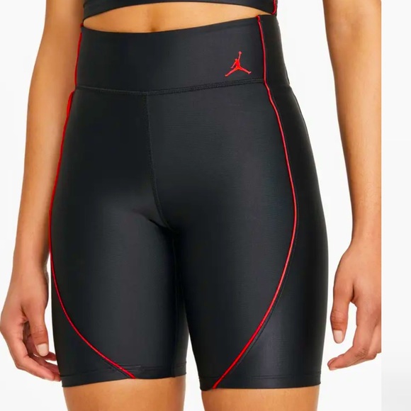 Nike Jordan High Rise Bike Shorts - Picture 1 of 5